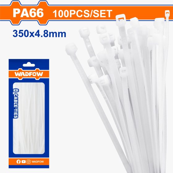 AMARRA PLÁSTICA 35CM BLANCA WADFOW (WTE335048)