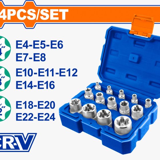 SET DE 14 DADOS TORX ESTRELLA WADFOW (WST3D14)