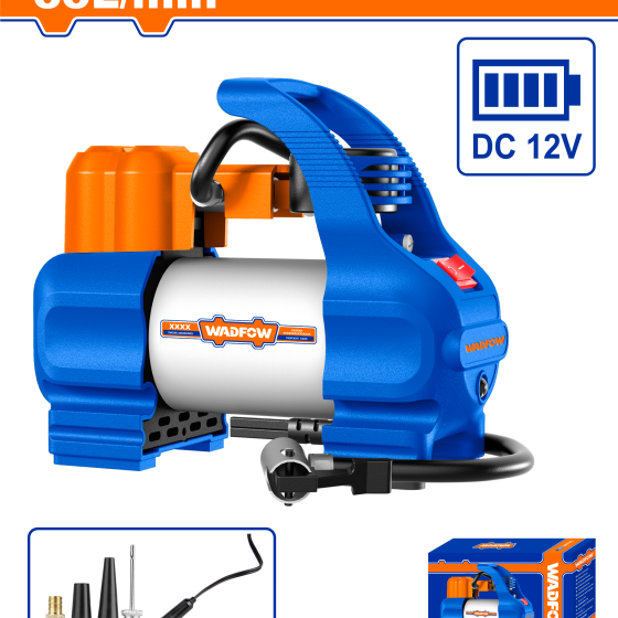 COMPRESOR PARA AUTO DE 12V WADFOW (WAAC561)