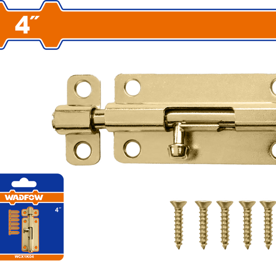 PICAPORTE DORADO DE 4″ WADFOW (WCX1K04)