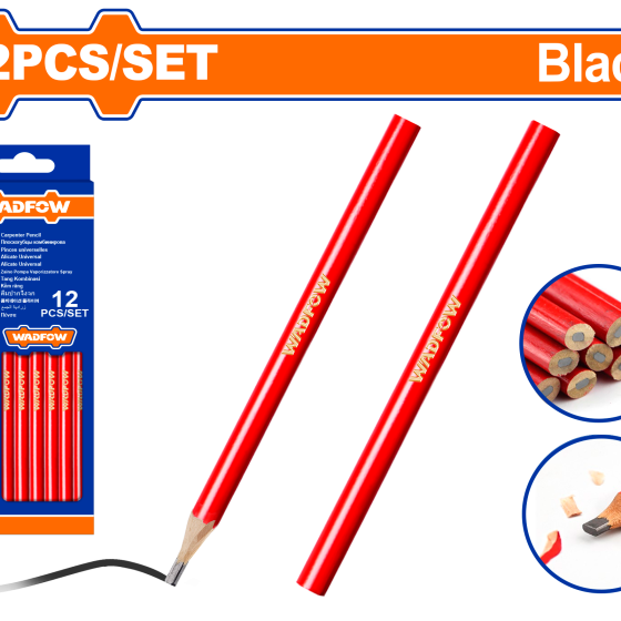 SET DE 12 LAPICES CARPINTERO WADFOW (WMQ1512)
