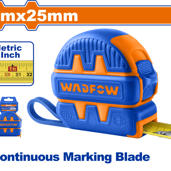 HUINCHA PARA MEDIR DE 8 METROS WADFOW (WMT1240)
