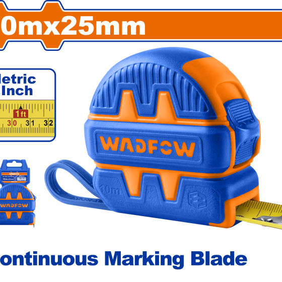 HUINCHA PARA MEDIR DE 10 METROS WADFOW (WMT1250)