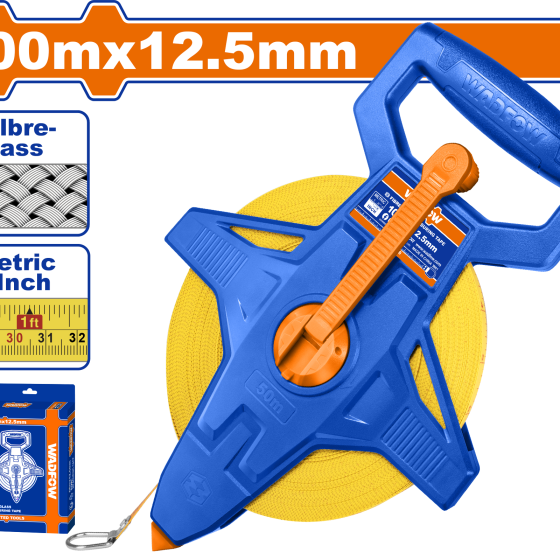 HUINCHA DE 100 METROS CON MANGO WADFOW (WMT25100)
