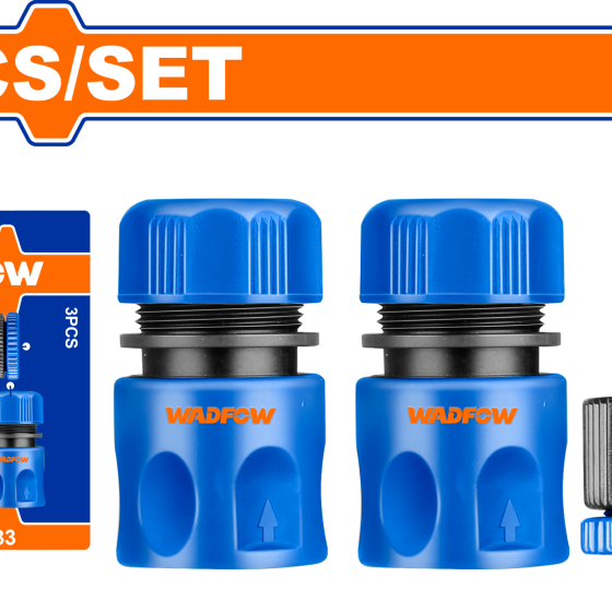 SET DE 3 ACCESORIOS PARA RIEGO WADFOW (WQC2E33)