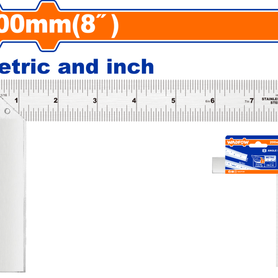 ESCUADRA ALUMINIO DE 8″ WADFOW (WSR2920)