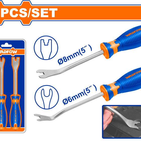SET DE 2 ATORNILLADORES “PATA CABRA” WADFOW (WSS1602)
