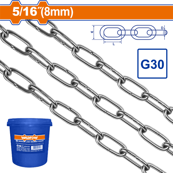 CADENA DE 8MMX21MTS WADFOW (WTLT1B08)