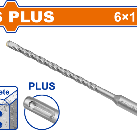 BROCA SDS PLUS DE 6MM WADFOW (WHD1205)