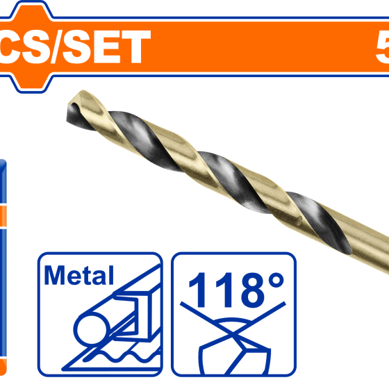 SET 10 BROCAS PARA FIERRO DE 5MM WADFOW (WTD89005)